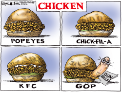 CHICKEN MCCONNELL by Kevin Siers