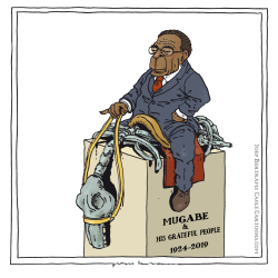 MUGABE STATUE by Joep Bertrams