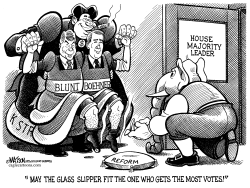 BLUNT AND BOEHNER ARE UGLY STEPSISTERS OF REFORM by R.J. Matson