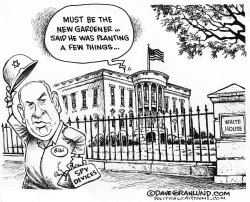 Israeli spy devices near White House by Dave Granlund