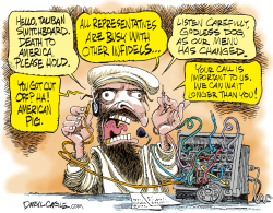TALIBAN SWITCHBOARD by Daryl Cagle