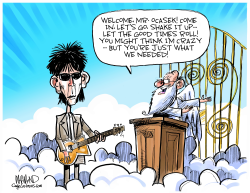 RIP RIC OCASEK OF THE CARS by Dave Whamond