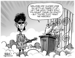 RIP Ric Ocasek of The Cars by Dave Whamond