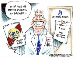 GOLD MEDAL FLOUR RECALL by Dave Granlund