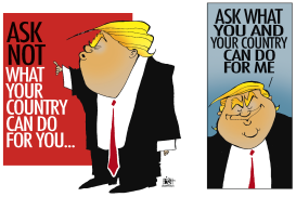 ASK WHAT YOU CAN DO FOR DONALD TRUMP by Randy Bish