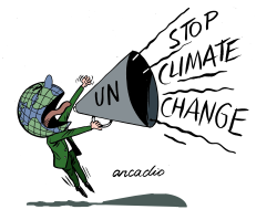 STOP CLIMATE CHANGE by Arcadio Esquivel