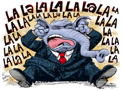 REPUBLICANS AND WHISTLEBLOWER SCANDAL by Daryl Cagle