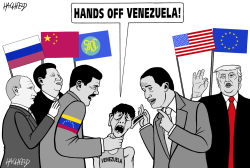 HANDS OFF VENEZUELA by Rainer Hachfeld