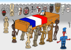 JACQUES CHIRAC 'S FUNERALS by Stephane Peray
