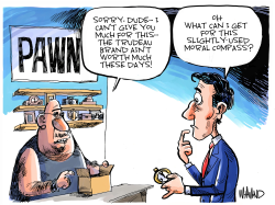THE TRUDEAU BRAND by Dave Whamond