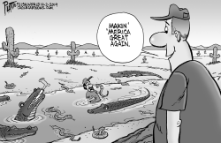 Trump and the border moat by Bruce Plante