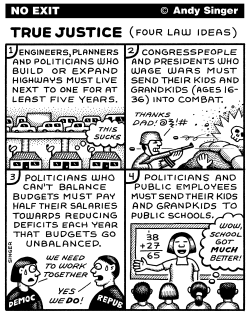 FOUR LAWS FOR BETTER GOVERNMENT by Andy Singer