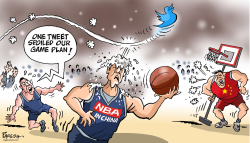 BASKETBALL IN CHINA by Paresh Nath