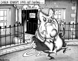 ALCOHOLIC KENNEDY COMES OUT FIGHTING by Brian Adcock