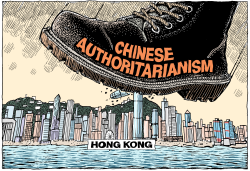 HONG KONG REPRESSION by Monte Wolverton