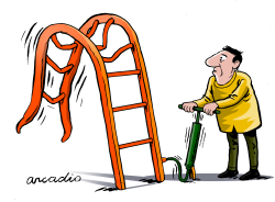 INFLATABLE LADDER by Arcadio Esquivel