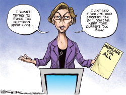 WARREN'S MEDICARE FOR ALL by Kevin Siers