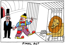 FINAL ACT BREXIT CIRCUS by Schot