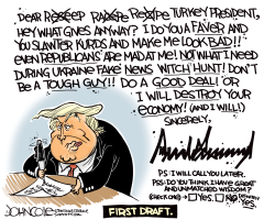 TRUMP LETTER by John Cole