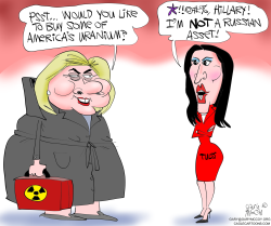 HILLARY AND TULSI by Gary McCoy