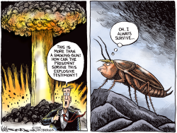 TRUMP THE SURVIVOR by Kevin Siers