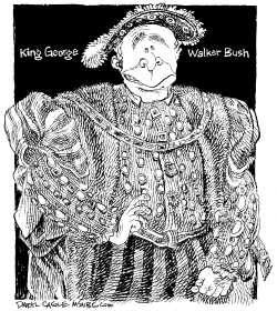 KING GEORGE by Daryl Cagle