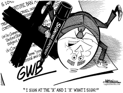 HUMPTY W. BUSH REWRITES MEANING OF LAWS by R.J. Matson