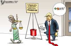 TRUMP CHARITY by Bruce Plante