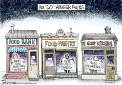 FOOD BANKS by Joe Heller