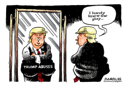 TRUMP ABUSES by Jimmy Margulies