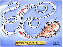 BLOOMBERG TRIAL BALLOON by Dave Whamond