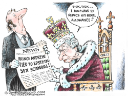 PRINCE ANDREW SCANDAL by Dave Granlund