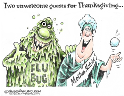 UNWELCOME THANKSGIVING GUESTS by Dave Granlund
