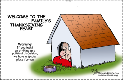 THANKSGIVING WARNING by Bruce Plante