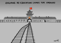 PRISONS FOR UYGHURS by Stephane Peray