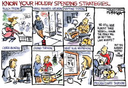 KNOW YOUR HOLIDAY SPENDING STRATEGIES by Jeff Koterba