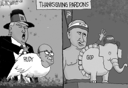 TRUMP AND PUTIN THANKSGIVING by Jeff Darcy