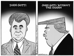 Trump Vs Gotti by Bob Englehart