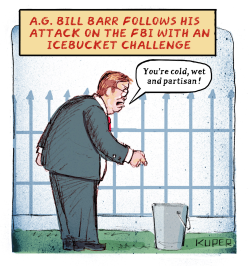 ICE BUCKET CHALLENGE by Peter Kuper