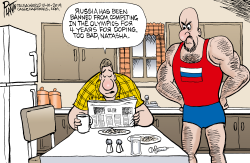 RUSSIA BANNED FROM OLYMPICS by Bruce Plante