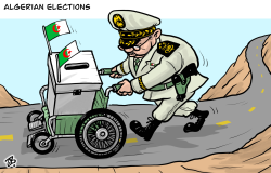ALGERIAN ELECTIONS by Emad Hajjaj