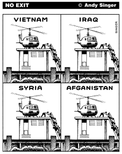 VIETNAM IRAQ SYRIA AFGHANISTAN by Andy Singer