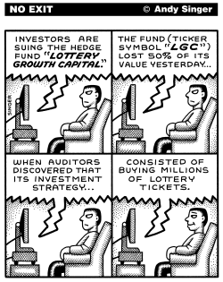 Hedge Fund Lottery by Andy Singer