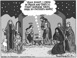 Nativity Scene by Bob Englehart