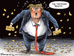 TRUMP FOR THE DEFENSE by Kevin Siers