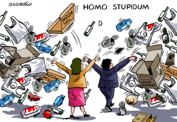 HOMO STUPIDUM by Arcadio Esquivel