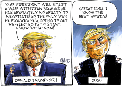 WAR WITH IRAN by Dave Whamond