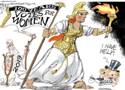 NEW YEAR WOMEN by Pat Bagley