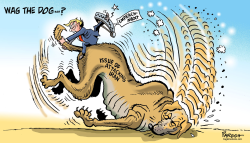 TRUMP WAGS THE DOG by Paresh Nath