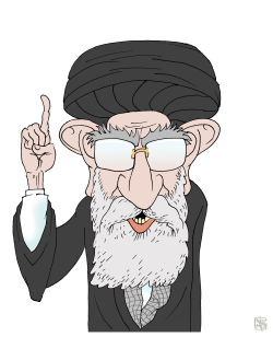 Ayatollah Khamenei by NEMØ